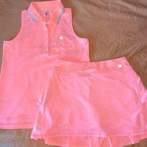 Gap fit skirt and matching shirt